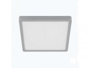 LED panel , 20.5W , falon kívüli , négyzet , meleg fehér , ezüst keret , EGLO , MOLAY , 75531