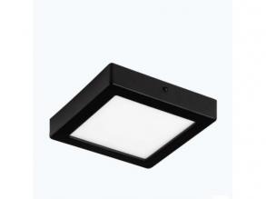 LED panel , 9.5W , falon kívüli , négyzet , természetes fehér , fekete keret , EGLO , IDUN , 75605